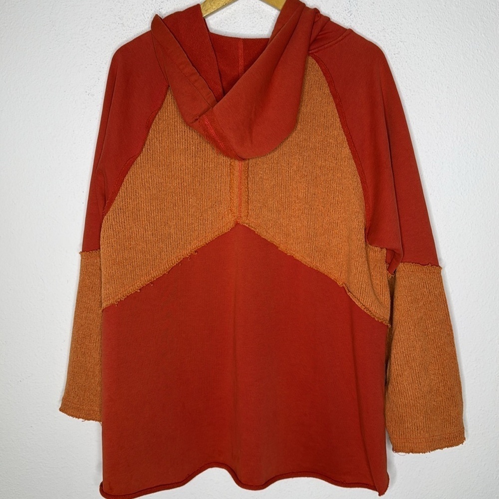 POL distressed patchwork orange size medium - Picture 2 of 6